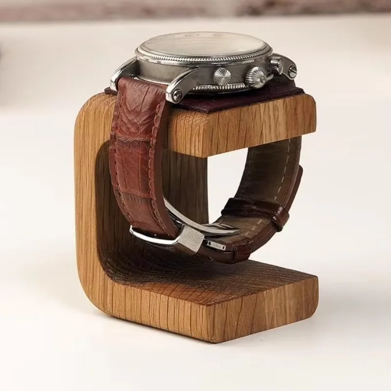 

Wooden Watch Holder MultiPurpose Jewelry Organizer Display Stand for Bracelets Rings and Earrings Solid Wood Watch Stand