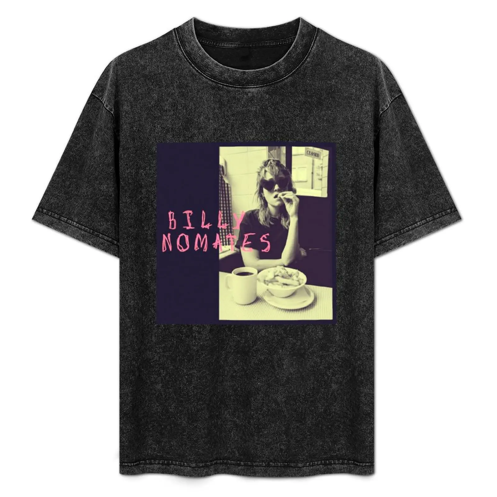 Billy Nomates Best Of Logo Bes Singer T-Shirt Abstract Pattern Print Top