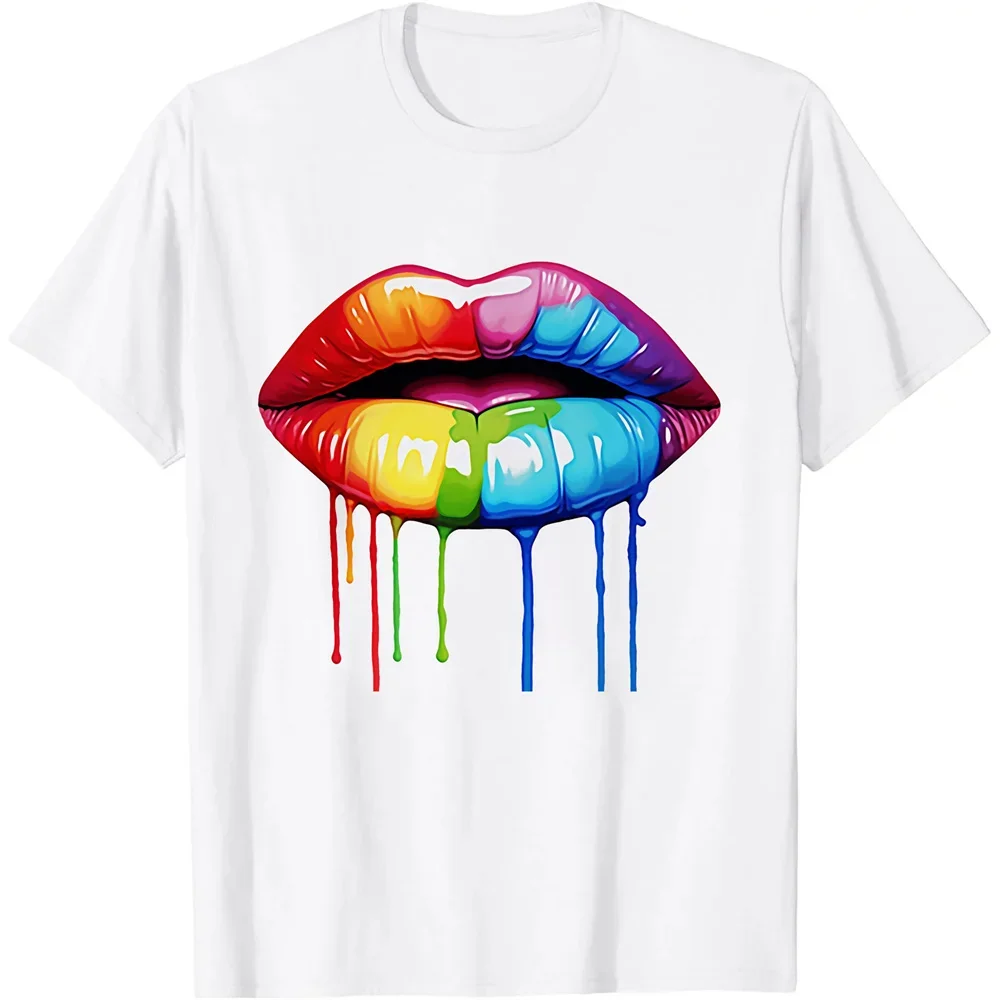 T-shirt Women FD34296850 Funny Space Galaxy Rainbow Gifts Premium T-Shirt Latest Summer Harajuku  Loose  Women T Shirts Tops