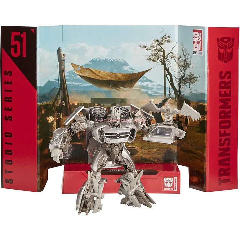 Na stanie Hasbro Transformers Zabawki Seria Studio SS51 Deluxe Soundwave Figurka Akcji Model Robot Samochodowy Prezenty Prezenty Świąteczne Hobby