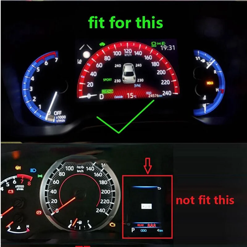 

2X For Toyota Corolla Cross 2020-2022 TPMS Tire Pressure Monitoring Display System Tire Pressure Monitor Security Alarm