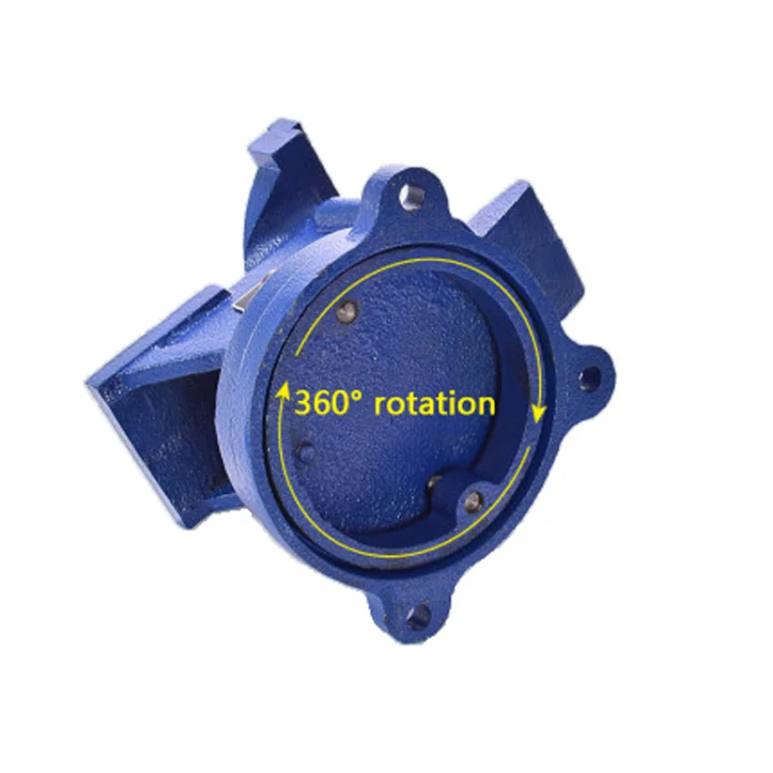 Imagem -02 - Multipurpose Heavy Duty Bench Vise Ferro Fundido Dúctil 360 ° Base Giratória Cabeça para Fixação Fixação Moagem 5