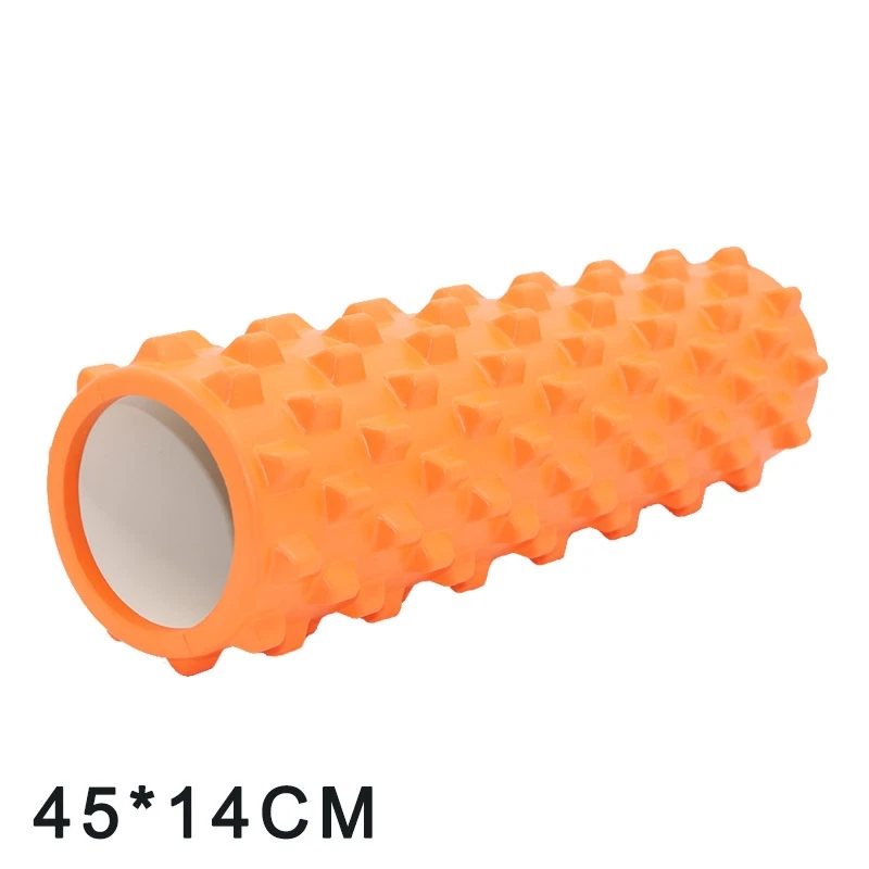 14*45cm Fitness Yoga Column Pilates Column Deep Massage Roller Muscle Relaxation Balance Training