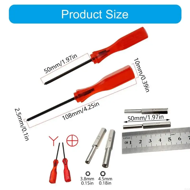 MXLB 3.8 مم/4.5 مم/2.0 مم +/2.5 مم y أداة البراغي لصيانة نظام اللعبة الرجعية #6