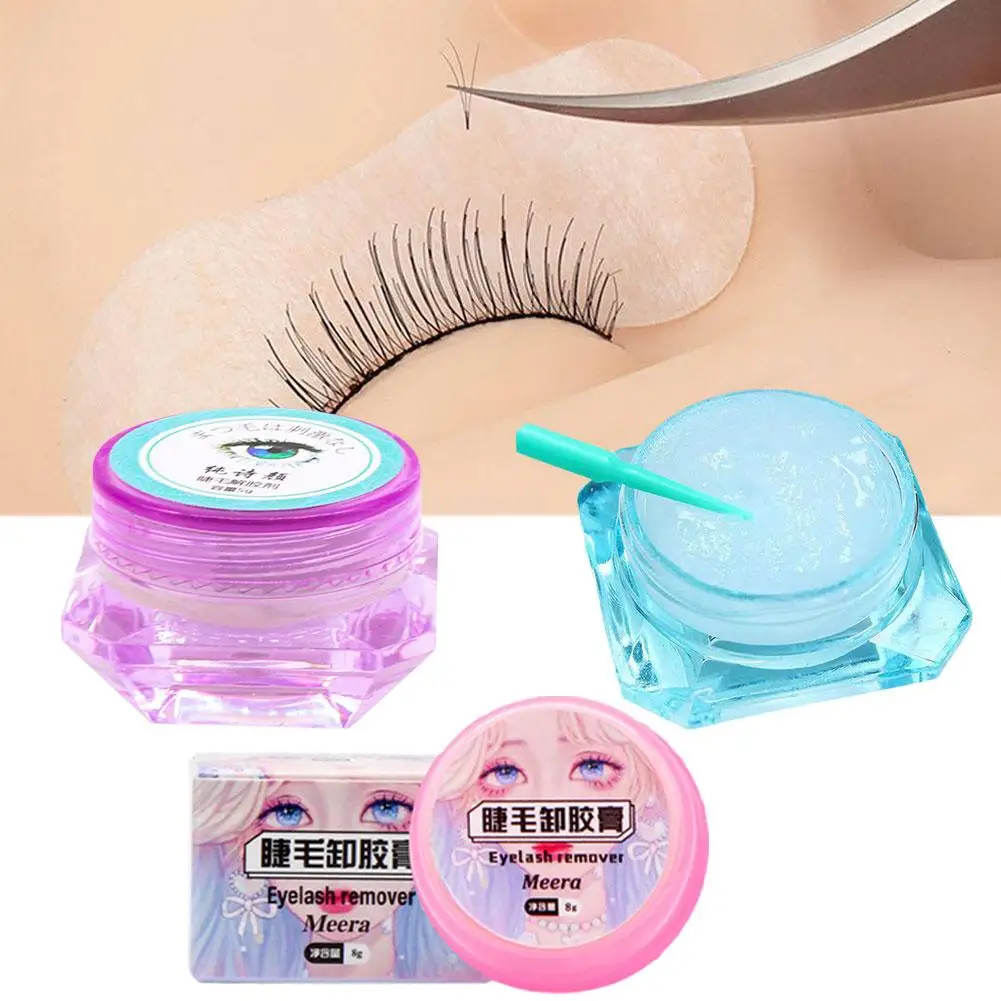 Fruit Flavour Eyelash Glue Remover, Ferramentas de Estimulação Zero, Removendo Maquiagem, Cheiro Rápido, Extensões de Fragrância Cre, 5-8g, A3Y5