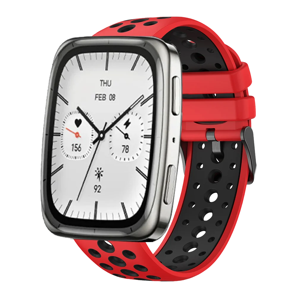 Cinturino da 20 mm per Amazfit Active 2 Square/Active 2/GTR Mini Band per Amazfit Active 2 Square Sostituzione Foro tondo Cinturino bicolore