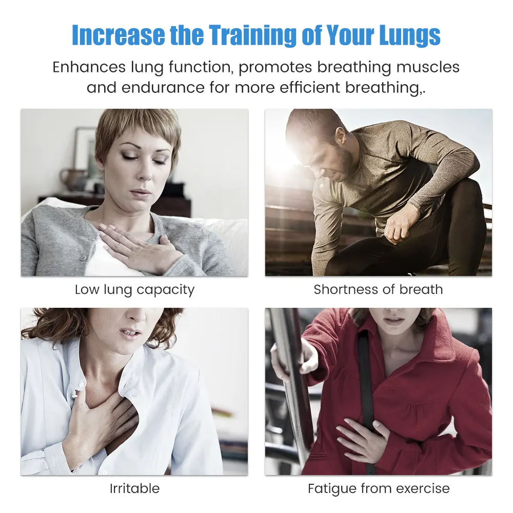 1 / 3 Balls Breathing Trainer Lung Function Improvement Trainer Respiratory Spirometry Breath Exerciser Measurement System