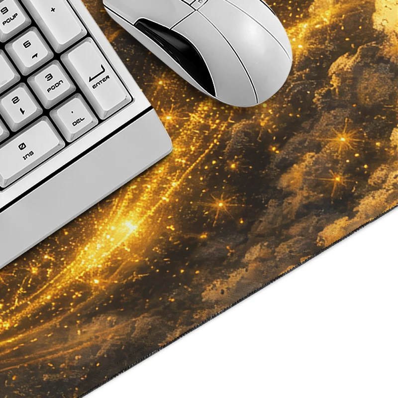 Black And Gold Cloud Dragon Mouse Pad Gamer XL Home Large Computer Mousepad XXL keyboard pad Desk Mats Carpet Mice Pad