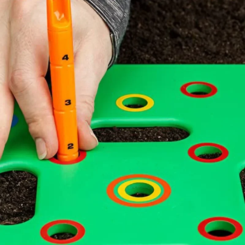 Square Garden Seed Spacing Tool Vegetable Plant Planting Board Garden Supplies Dropshipping New Garden Tool Sowing Template