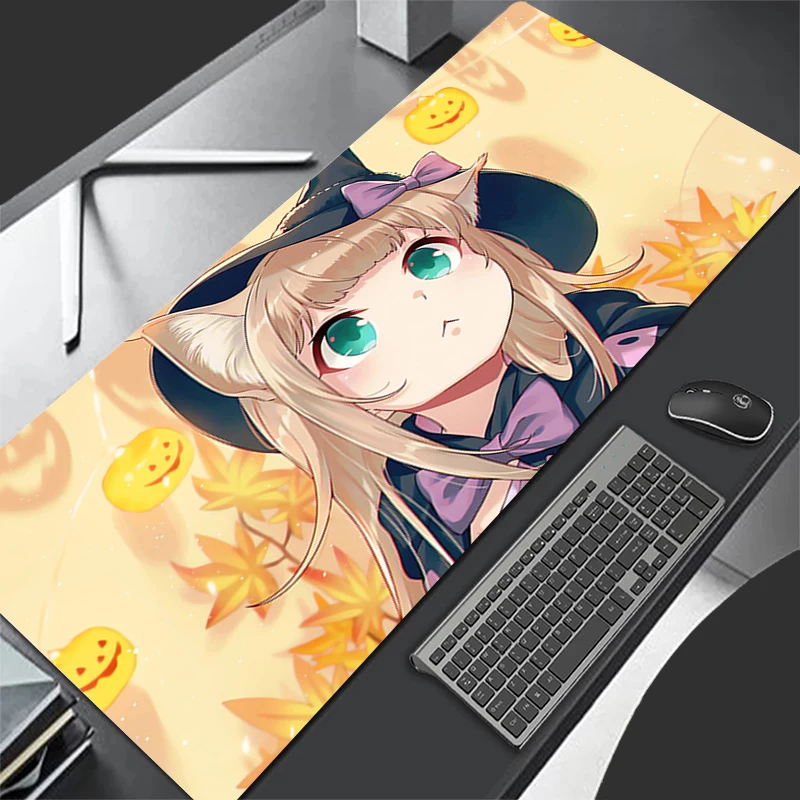 

Mousepad Pattern Gaming Mats Rubber Cartoon Anime Mouse Pad PC Accessories Desk Mat HD Non Slip Table Mat K-kinako Keyboard Pad