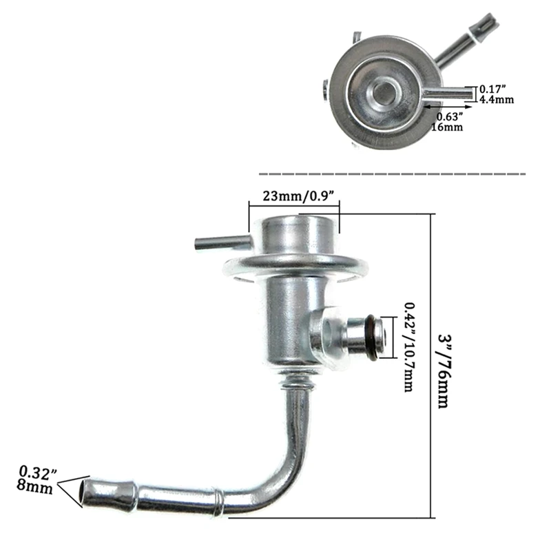 Fuel Pressure Regulator 22670-53J00 For Nissan NX NX-Coupe Pulsar Sentra Primera Sunny Lucino Prairie Infiniti G20 Accessories