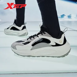 Xtep Starfall Casual Shoes For Men 2024 Spring Increase Durability Men's Sports Shoes Cushion Thick Sole Sneakers 876119320009