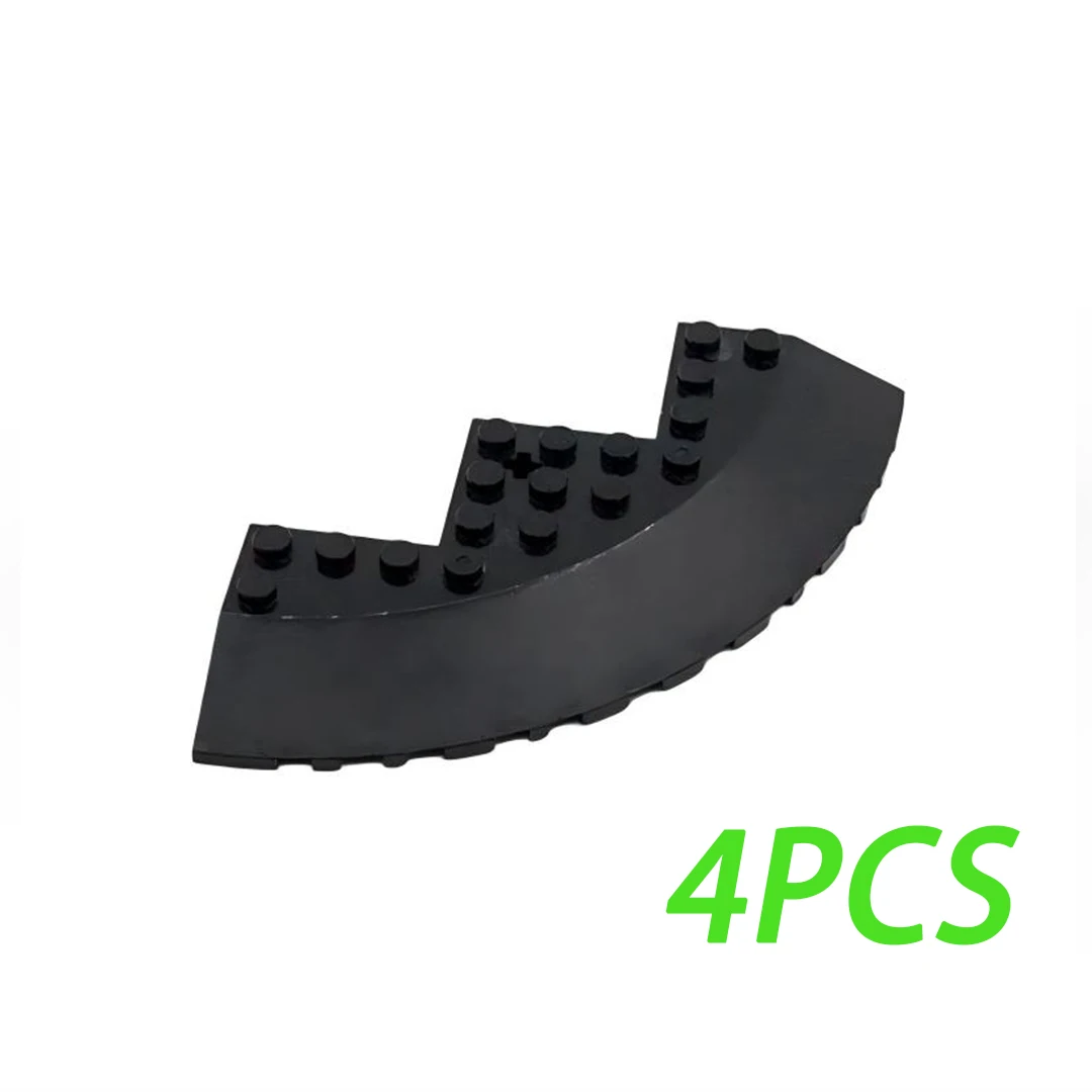 58846 MOC Round Corner Brick 10x10 with 33° Slope Edge Axle Hole Classic Building Blocks Parts Assembly Toy Particle 50g/4PCS