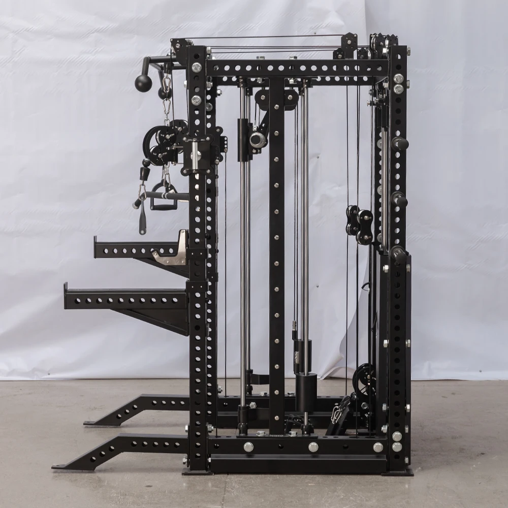 Upgrades Multi Functional Cable Crossover Machine Fitness Equipment Bodybuilding Smith Machine For Full-Body Workouts