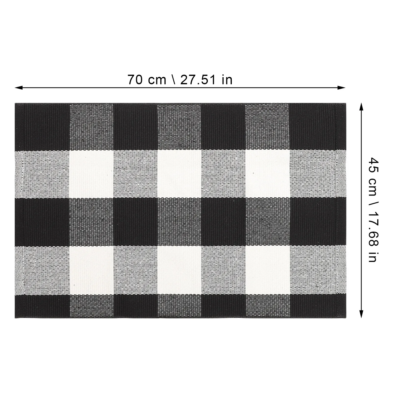 Premium Cotton Linen Bathroom Rug Floor Mat Non-Slip Ground Mat for Toilet Shower Area Modern Simple Decorative Doormat Water