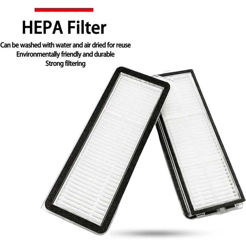 A24P สําหรับ Roborock Qrevo Curve/P20 Pro เครื่องดูดฝุ่นหุ่นยนต์หลักแปรงด้านข้าง HEPA FILTER Mop Pads ฝุ่นเปลี่ยนชิ้นส่วน