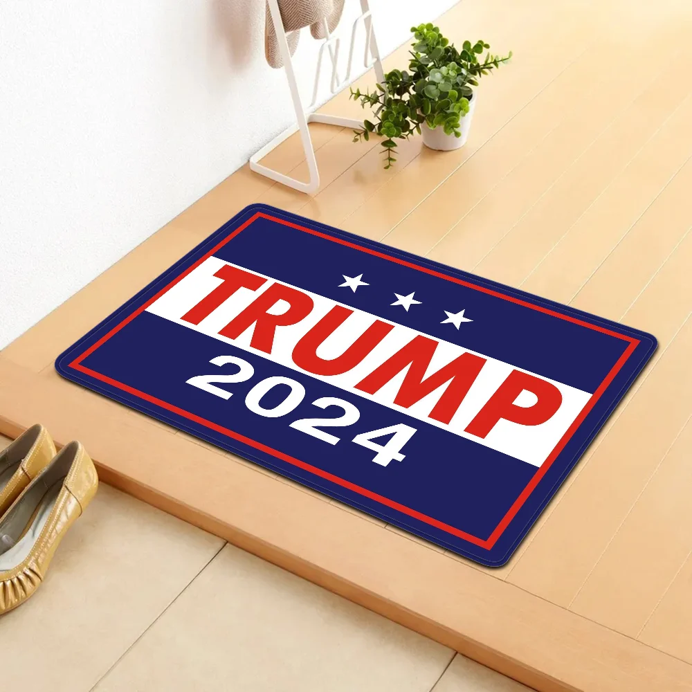 T-TrumpS 2024 Floor Mat Bathroom Mat Kids Room Bedroom Decoration Balcony Anti-Slip Doormat Living Room Welcome Rug