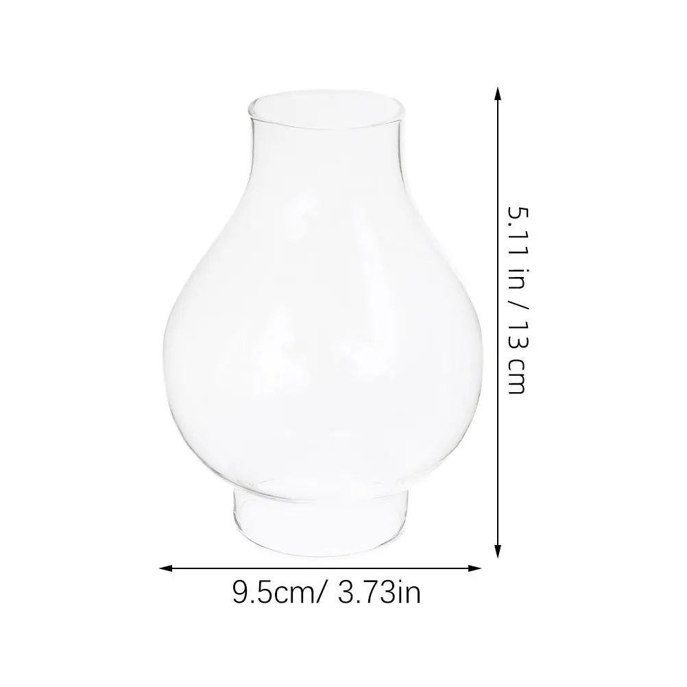 2Pcs Vintage Glass Lampshades Small Round Windproof Lamp Shade Covers Replacement for Chandeliers Pendant Lights Wall Sconces