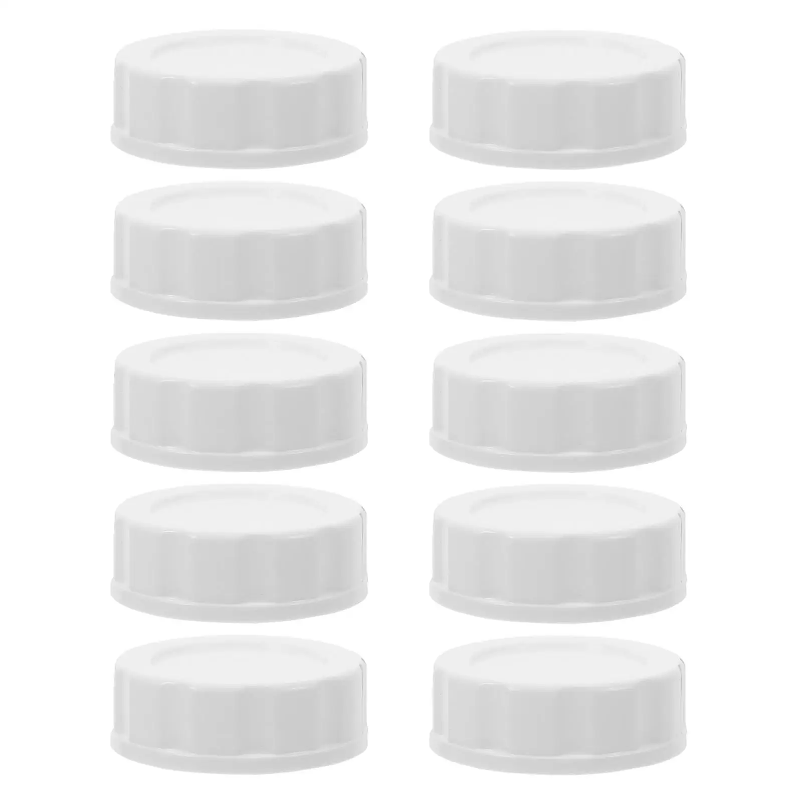 

10 Pcs Wide Mouth Canning Lids Sealed Cap Bottle Milk Storage PP Jar Baby Plastic Lids Liquid Storage Reusable