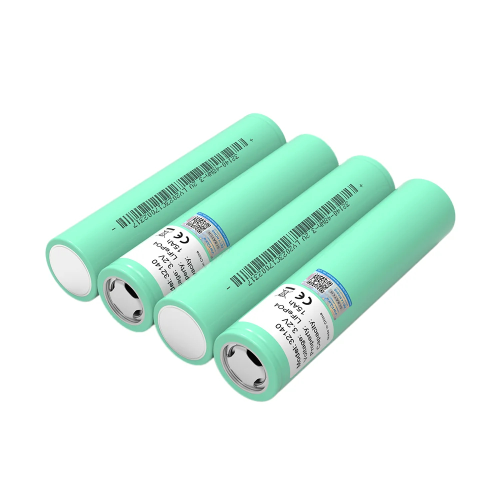 3.2V LiFePO4 32140 15Ah Battery pack DIY 4s 8s 12v 24V Inverter Electric Vehicle Travel Camping batteries Grade A