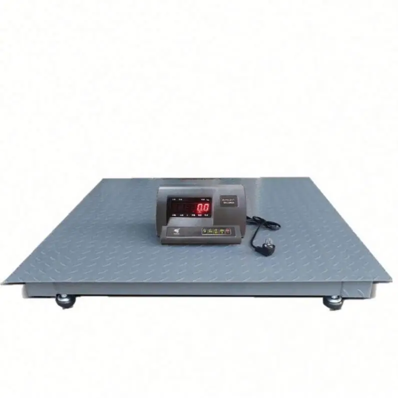 Thickened 5mm Floor Scale 0-3 Ton High-Precision Logistics Factory Electronic Scale 5 Ton Small 1-Year Warranty