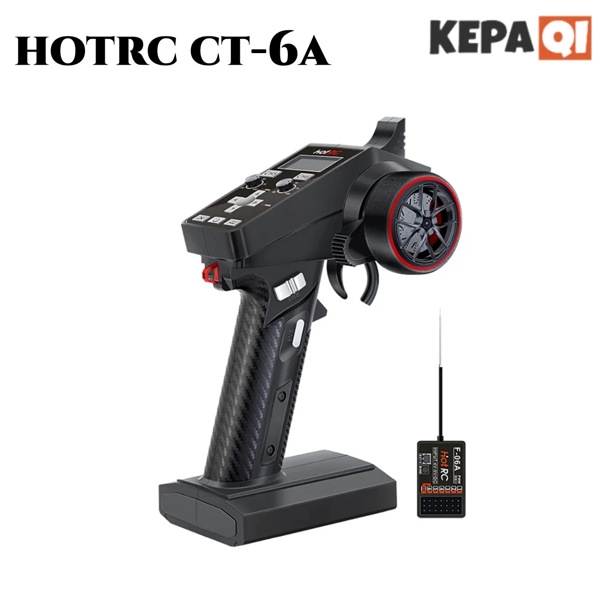 Hotrc kapal Remote Control Ct-6a, Lcd mobil Rc tahan lama, Remote Control 6 kanal 2023g termasuk penerima Back pass campur con 2.4