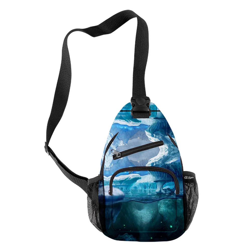 

Popular Youthful Subnautica Below Zero Boys/Girls 3D Print Chest Bag Oxford Waterproof Sports Crossbody Travel Bag Shoulder Bags