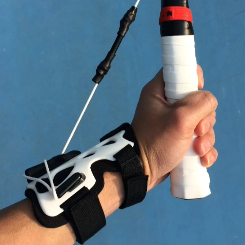 WAP01  Plastic Tennis Fixed Wrist Trainer Single Practice Tennis Swing Trainer Beginner Ball Training Device Portable Sports