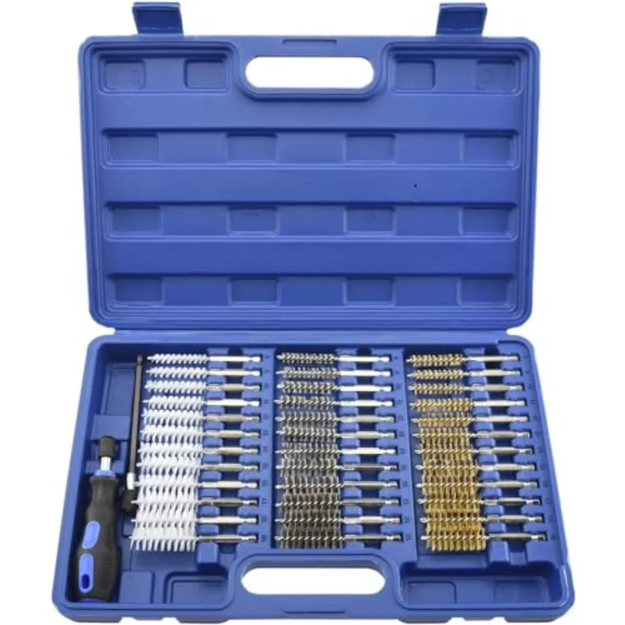 

Набор проволочных щеток для дрели 00325A с шестигранным хвостовиком 1/4 дюйма (SAE и MM), для крепления на электродрель или угловую шлифовальную машину