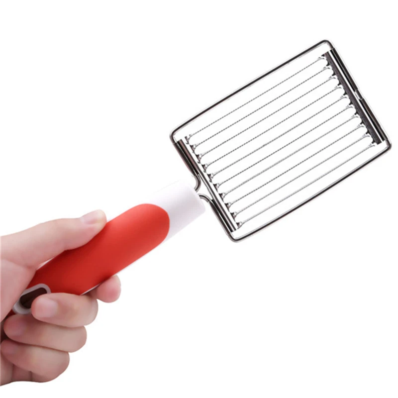 Tomato Slicer Stainless Steel Fruit Vegetable Slicer Tomato Cutter Banana Strawberry Meat Cutter Cooking Tools Kitchen Accessory