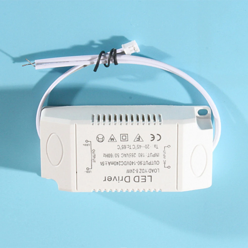 Electronic Transformer LED Driver 8-24W 80* 35* 23MM AC180-265V50/60HZ DC90-140V240mA Terminal Safety Regulations