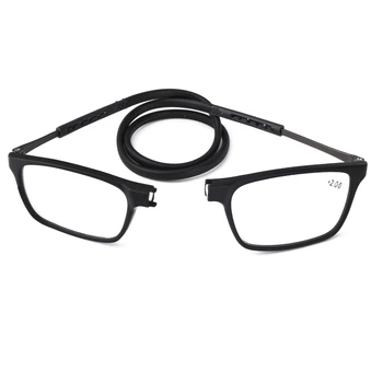 Gafas de lectura portátiles, gafas para presbicia plegables de resina de alta definición, Material TR90, marco Flexible, fácil de usar