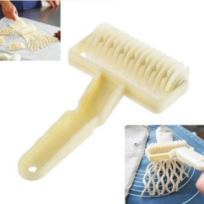 HOT Stainless Steel Lattice Cutter Roller Pastry Bread Pizza Wheel Pie Dough Cutter DIY Bakeware WF