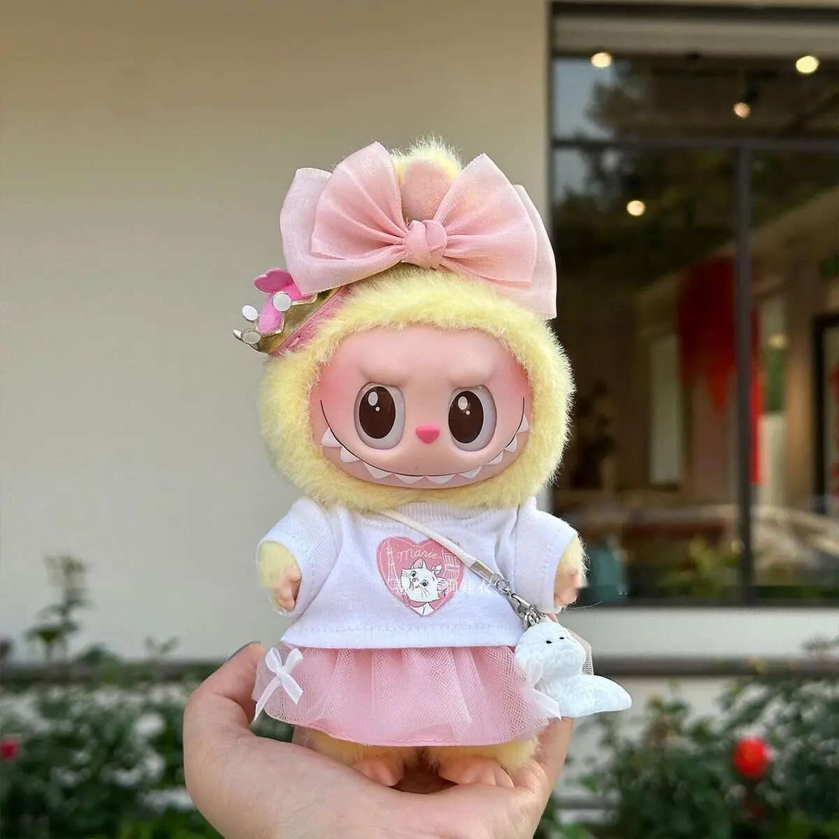 

17 см лабу одежда наряд плюшевая кукла макарон милая одежда DIY детский подарок аксессуары для одежды v1 v2 одежда