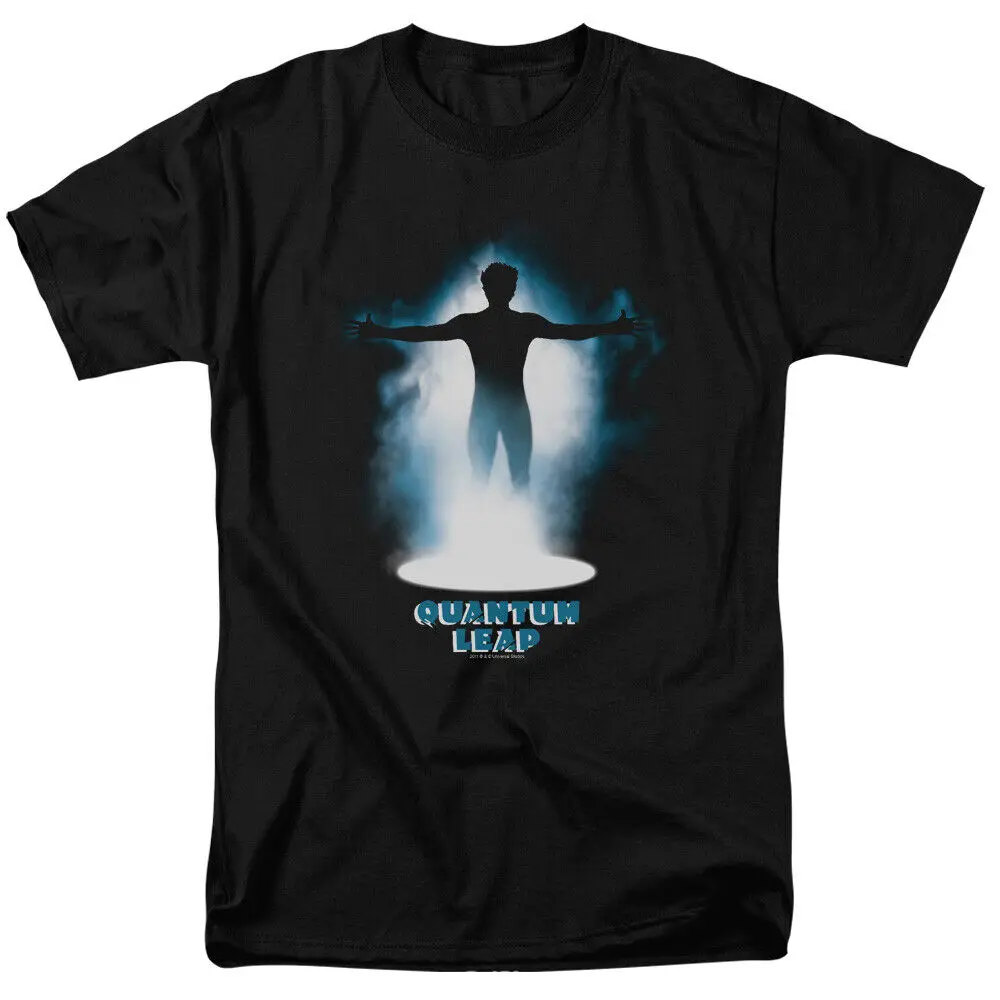 Quantum Leap First Jump T Shirt Licensed Sci Fi TV Time Travel Show Black