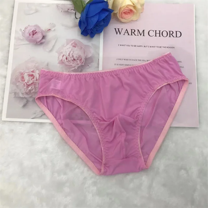 

Сексуальные мужские трусы для мужчин, повседневные ультратонкие полупрозрачные вогнутые выпуклые трусы, мягкое и дышащее нижнее белье для геев