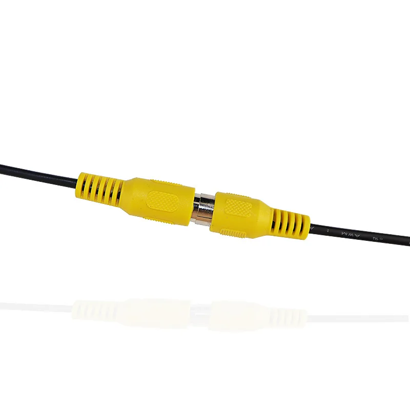 15cm 2pin Car Rca Female / Male Audio Cable Av Single Video Stereo connector extension wire lead diy repair wire