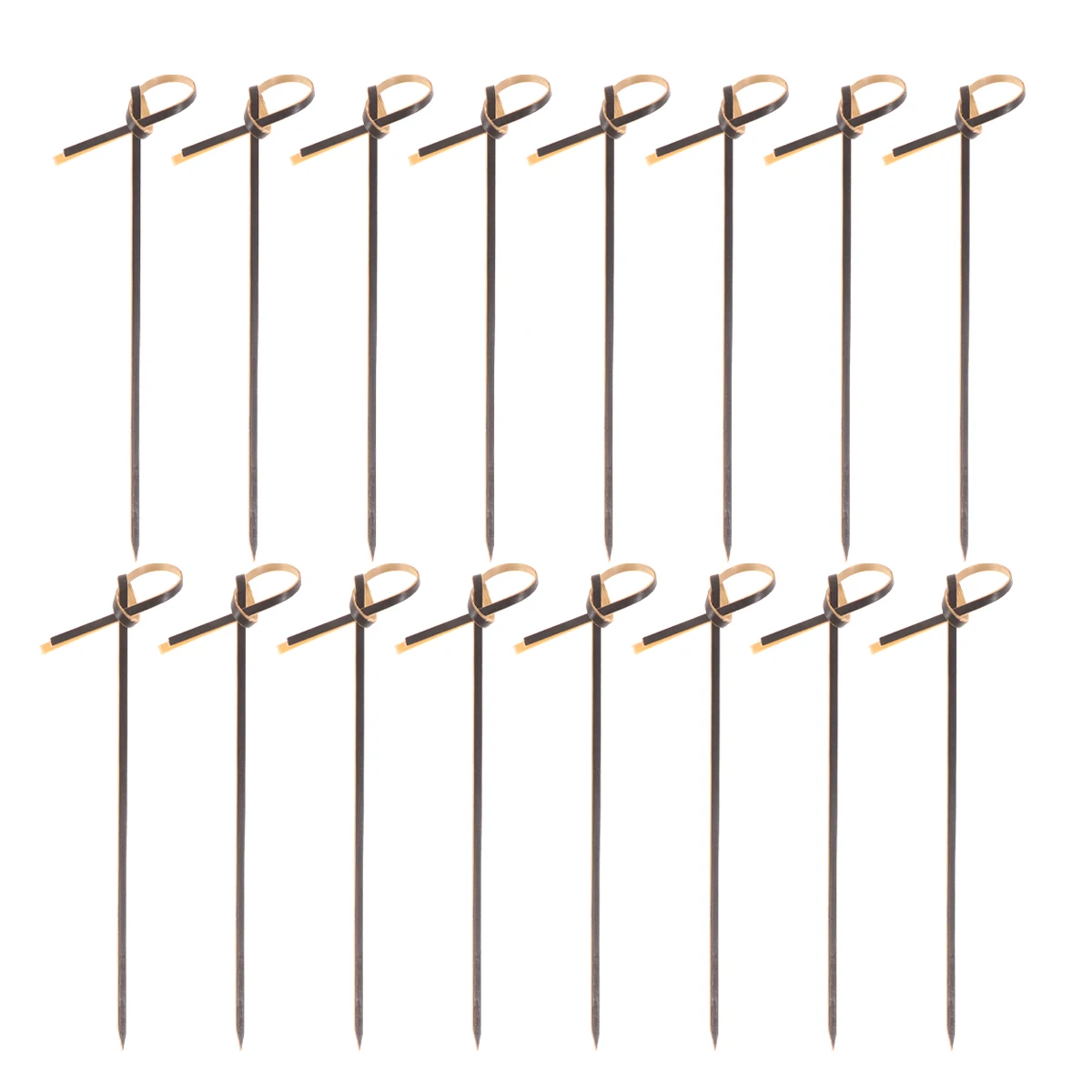 

200 pcs Bamboo Fruit Sticks Cocktail Picks Thickened Drink Skewers For Appetizer Sandwich Mini Burgers Party Decoration