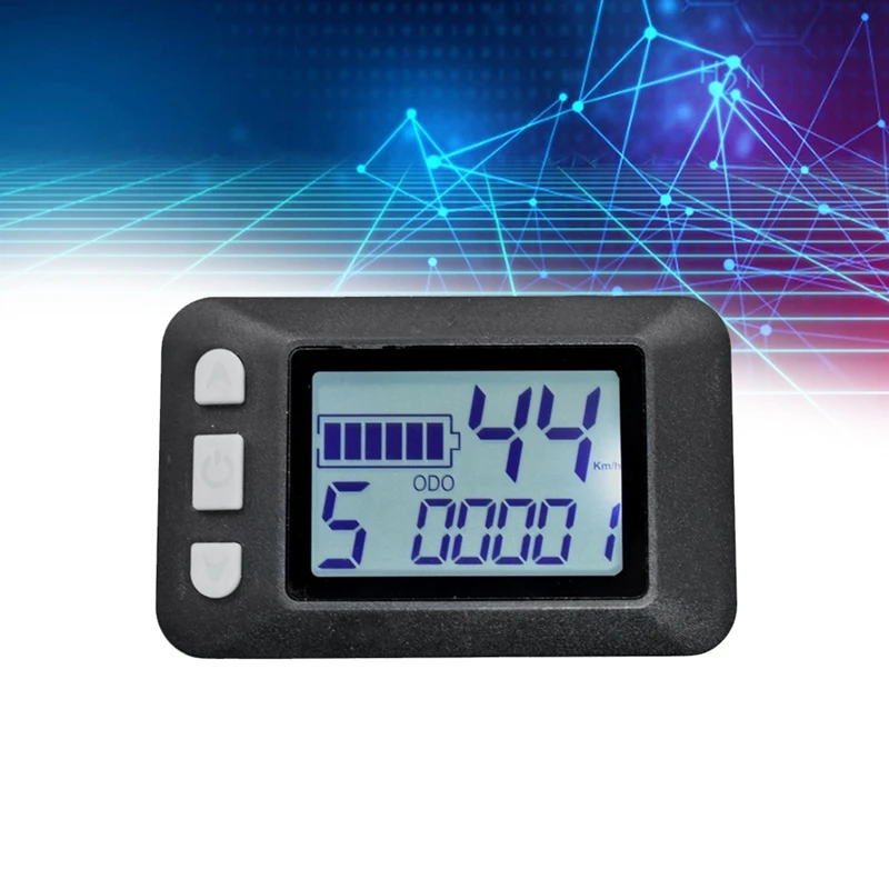 LCD Display Dashboard Medidor, controlador de onda senoidal, medidor elétrico bicicleta, P9, 36V, 350W, SM Plug