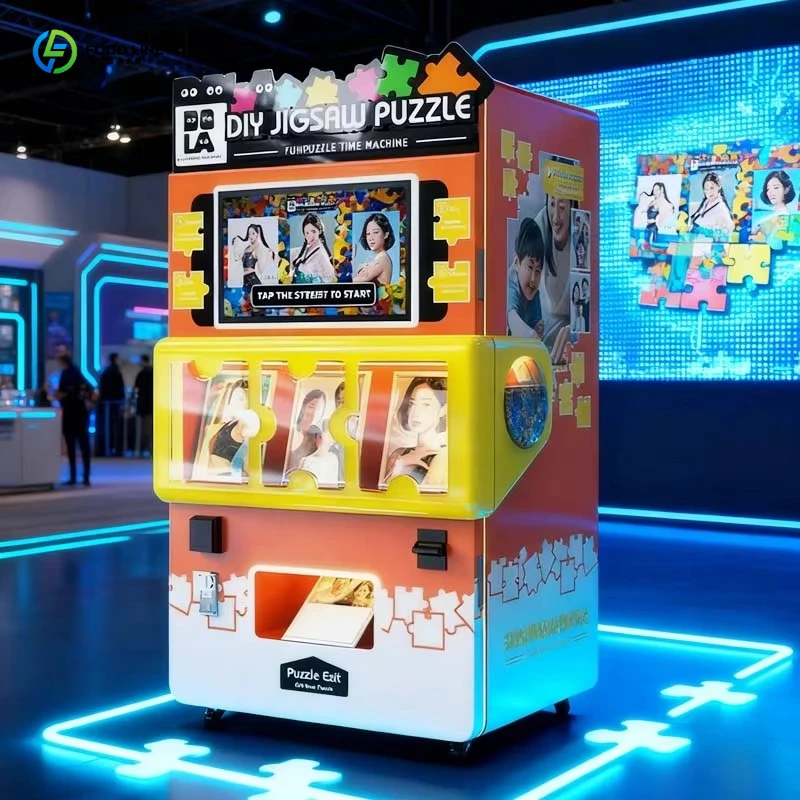 Jigsaw Vending Machine High-Speed Puzzle Vender with Coin & Mobile Wallet Pay for Library, Station