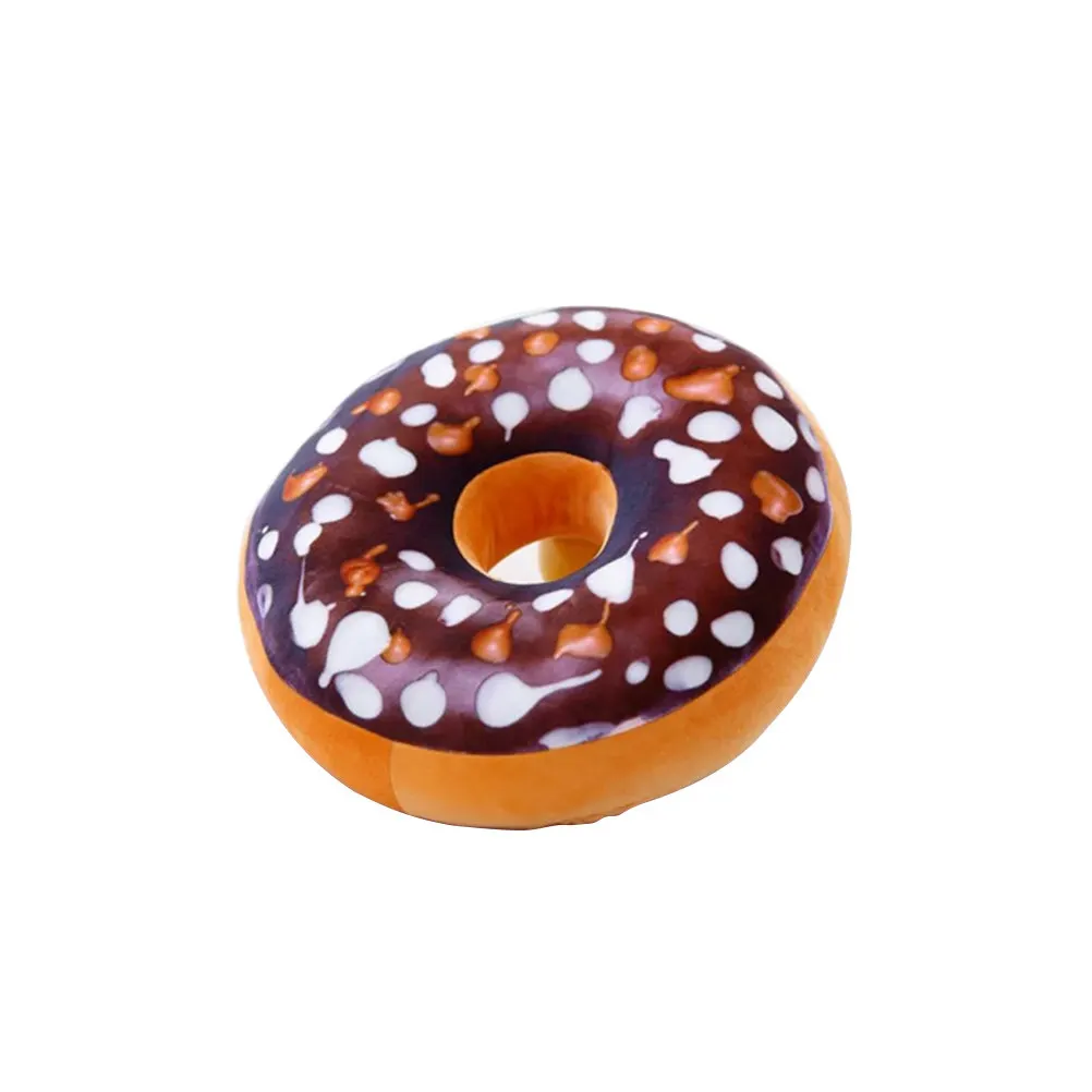 

40Cm Donut Pillow Filled Doughnut Cushion Soft Seat Back Support For Home Office Car Decor Throw Pillows Round Shape Home