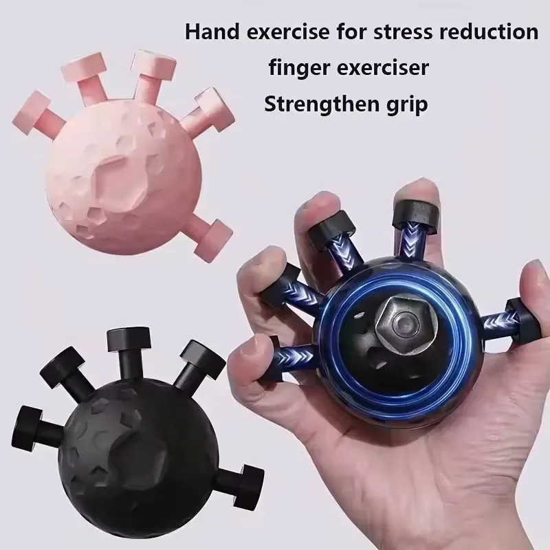 Verstellbarer Handgriff-Krafttrainer Komplettset mit Zähler, Handgelenk-, Unterarm- und Handtrainer für die Muskelstärkung – Detail 1