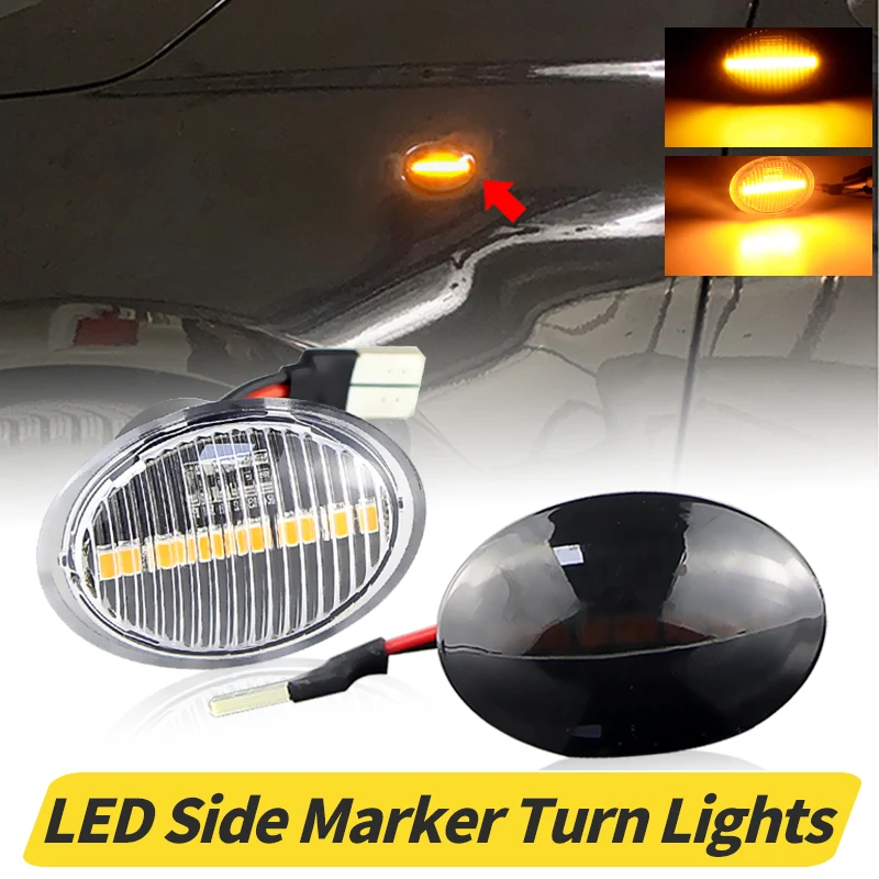 

LED Side Marker Light Turn Signal For FIAT 500 500C 500L LED Dynamic Lamps For Abarth 500 595 695 Factory Direct Car Accessories