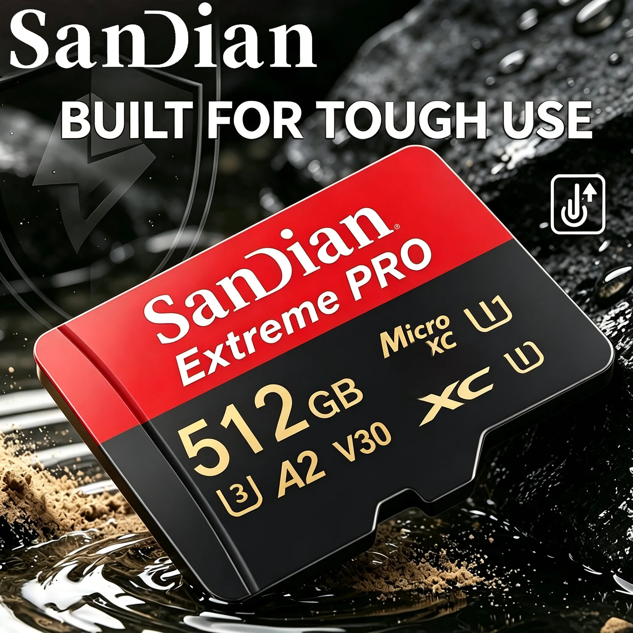 32GB 128GB 512GB SD Cards TF Cards Memory Card Micro TF SD Card for GoPro/Driving Recorder/Phone/Nintendo Switch/VR Headset