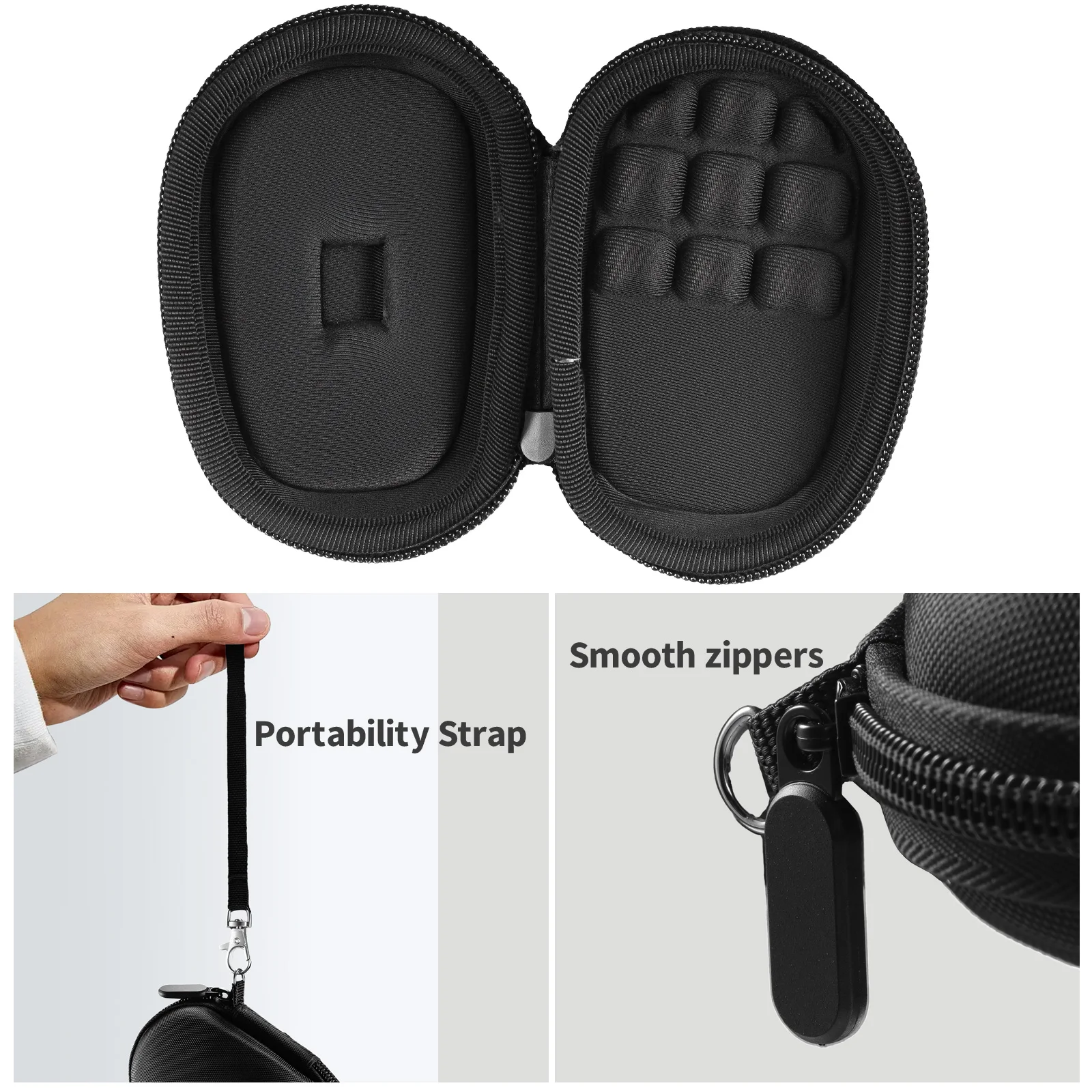 Hard Shell Case for Logitech MX Anywhere 3s Gaming Mouse Carrying Bag Protective Shockproof Mice Pouch Travel Organizer Box