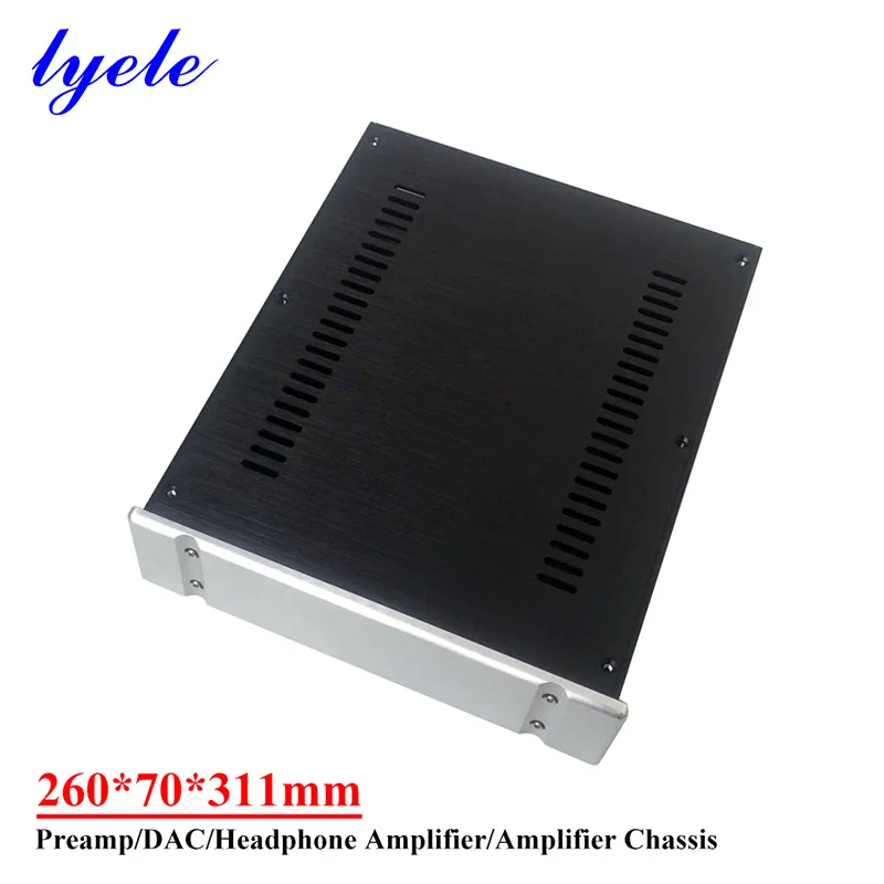 

260*70*311mm All-aluminum Power Amplifier Chassis Preamplifier Case DAC Decoding Headphone Amplifier Chassis Shell