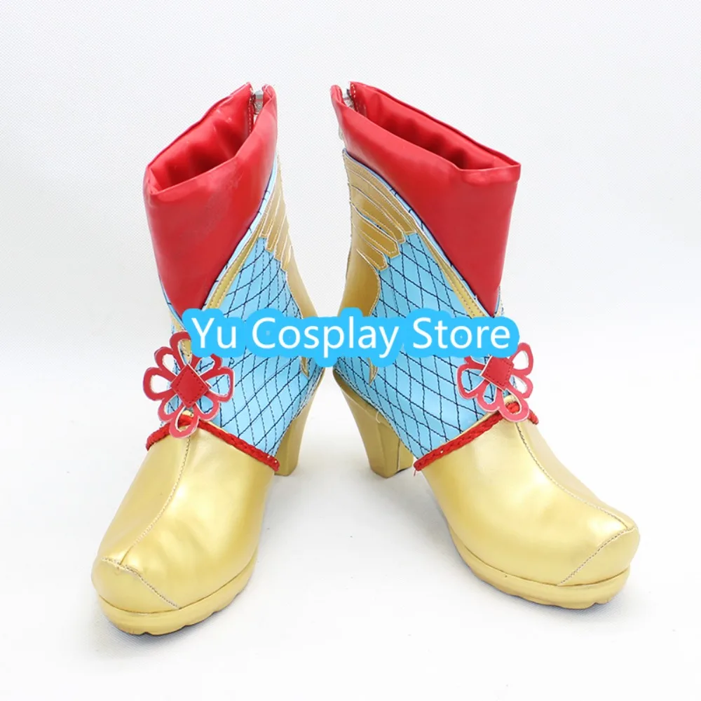 Yu-zapatos de Cosplay Twisted Wonderland para Halloween, zapatos de juego de rol, botas, accesorios de disfraz de Anime