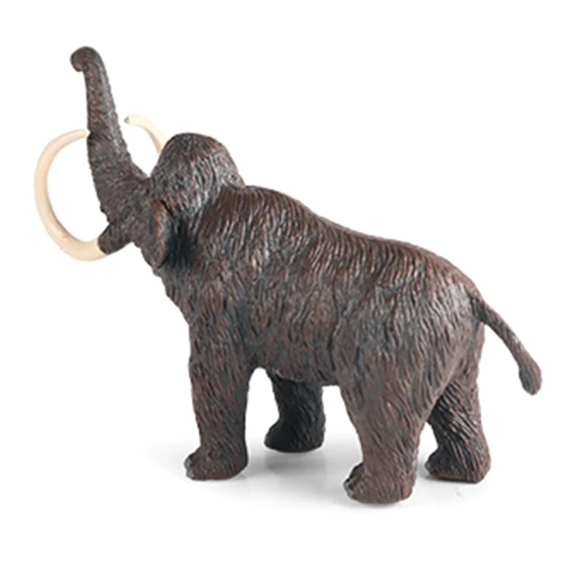 Realistico elefante da tavolo giocattolo modello statico giocattolo figurine decorazione della stanza