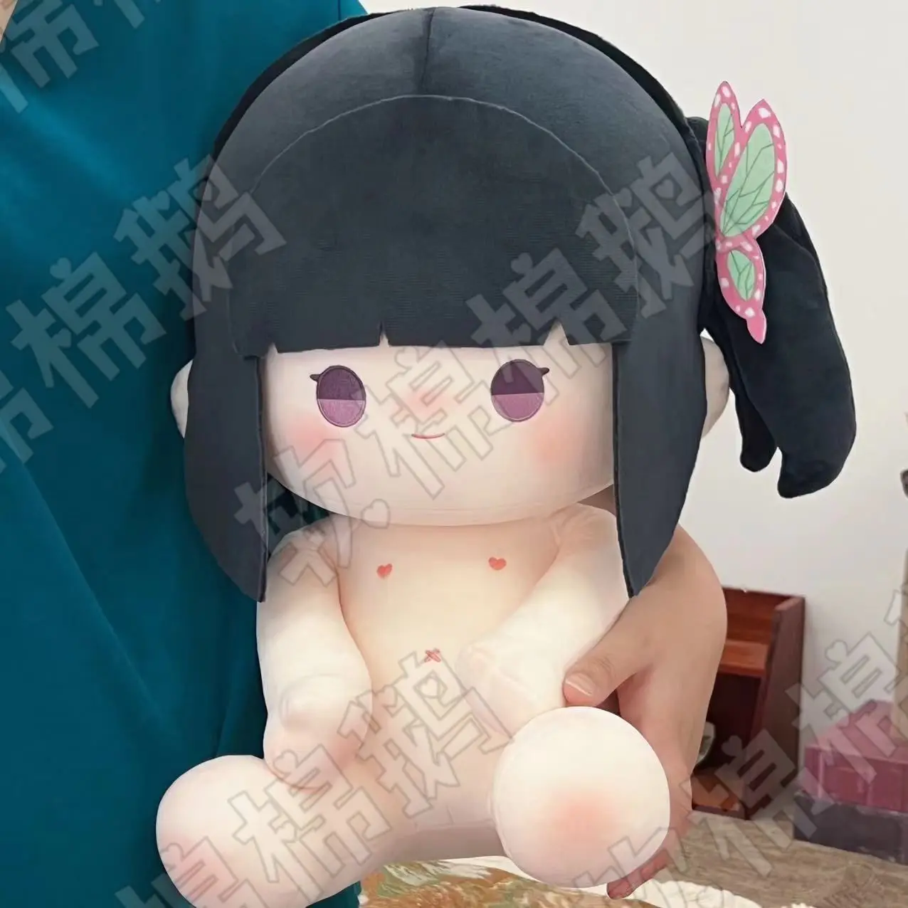 

Cartoon Anime Role Tsuyuri Kanao Attribute Cosplay Plush Stuffed Doll Body Dress Up Toy 40cm Sitting Posture Dolls Pillow Gift