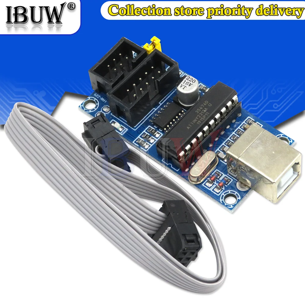 USBTiny USBtinyISP AVR ISP programmer bootloader Meag2560 uno R3 6PIN Programming Cable